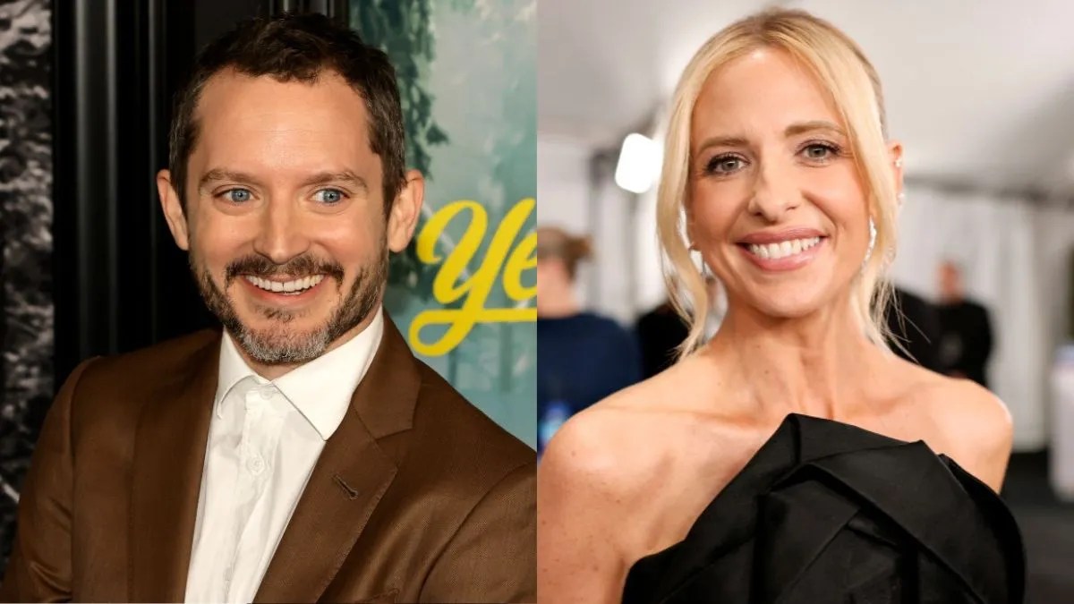Sarah Michelle Gellar y Elijah Wood