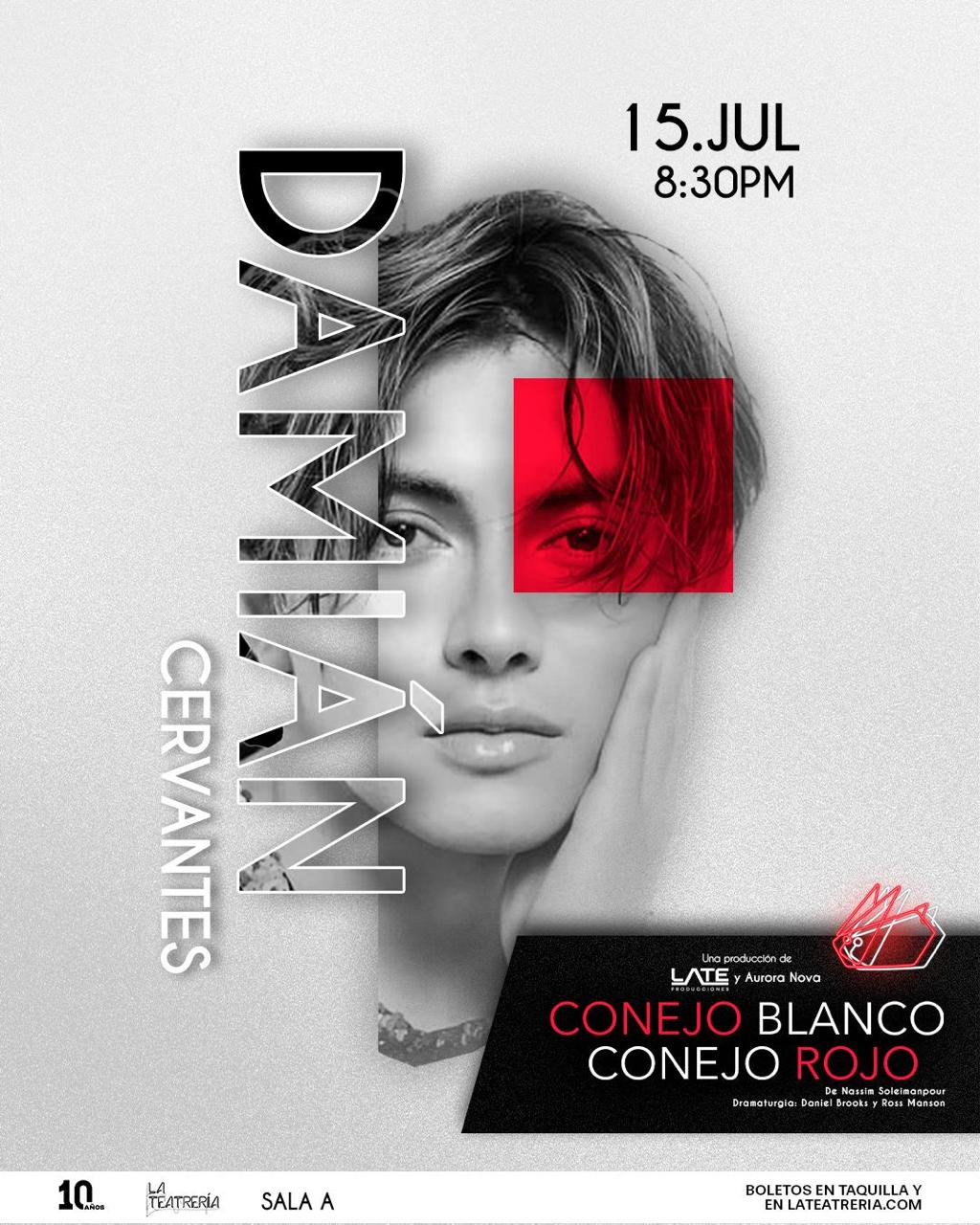 Damian Cervantes me habla de Conejo Blanco, Conejo Rojo 